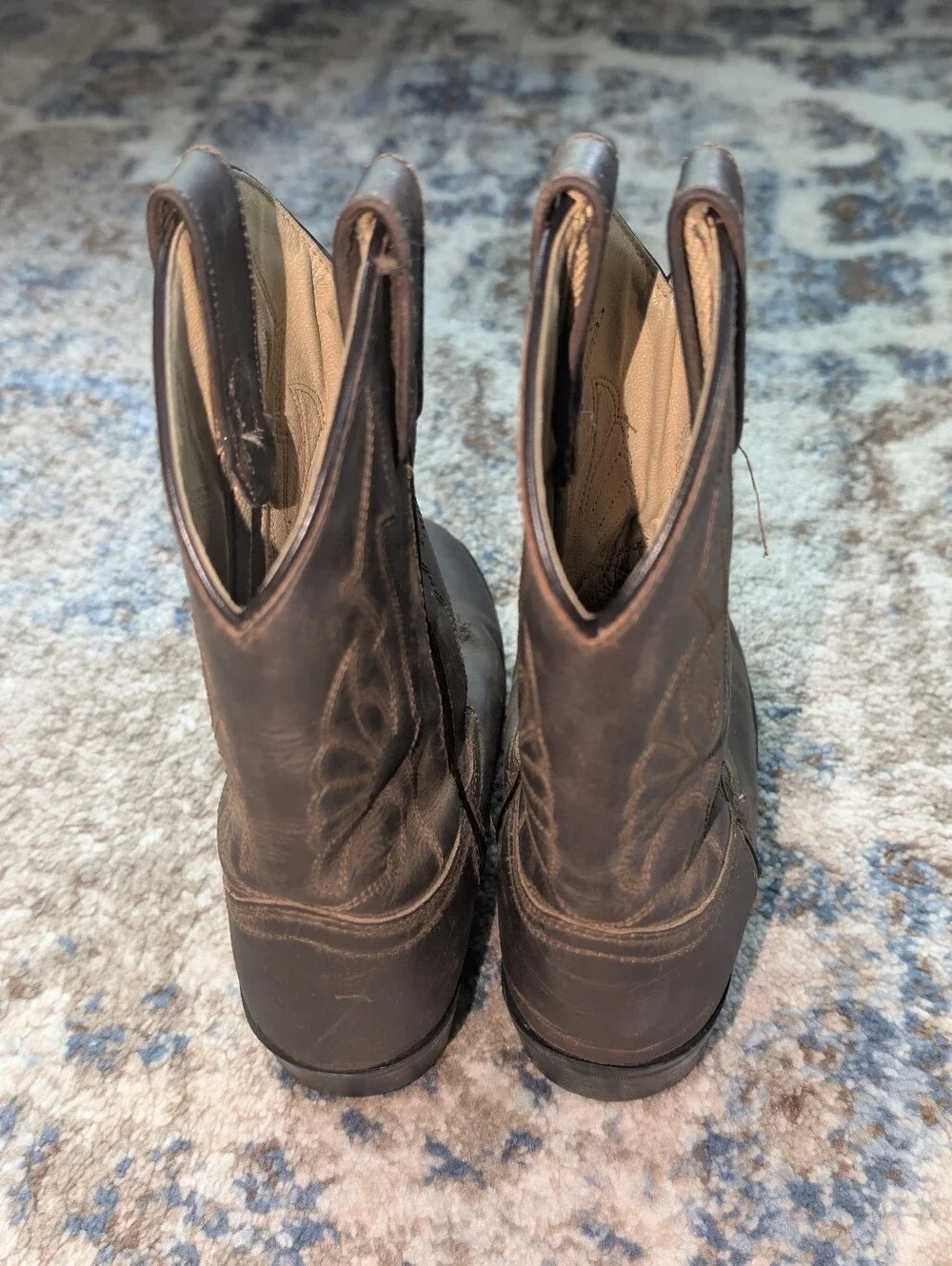Masterson Boot Co. Kids Brown Leather Cowboy Boots